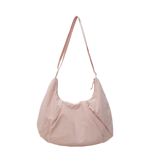 Title 8, Pleated Messenger Bag Large Capacity Artistic S...