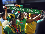 South Africa Fans during Bafana Bafana Arrival back from AFCON Tournament 13 July 2019 OR Tambo International Airport.