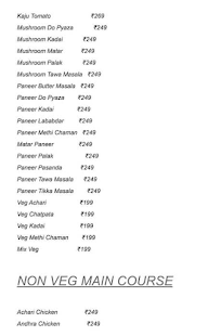 Paratha House menu 2