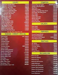 Kabab Corner menu 1