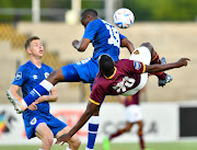 Judas Moseamedi of Stellenbosch FC during the DStv Premiership match between Stellenbosch FC and SuperSport United.