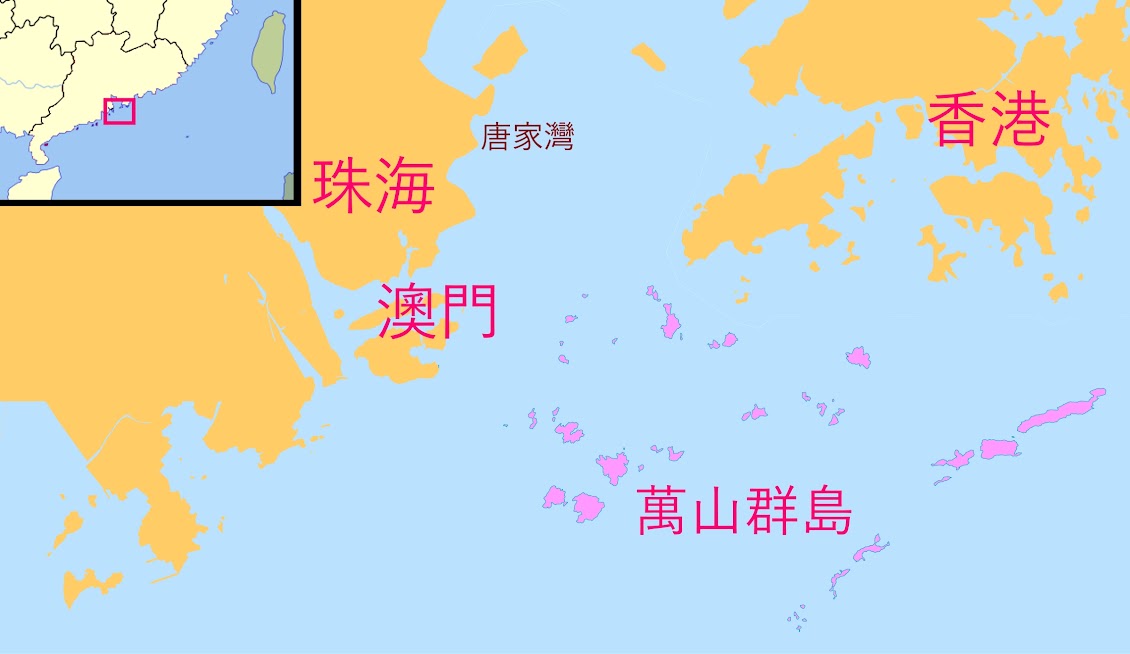 wanshan islands map