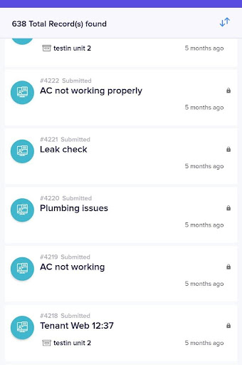 Screenshot Al Tayer Real Estate – Tenant