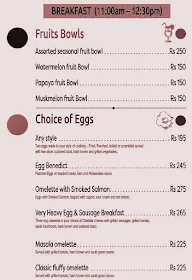 Cafe Tangerine & Salt menu 1