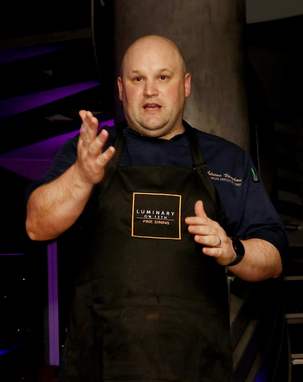 Executive chef Adrian Vaughan.