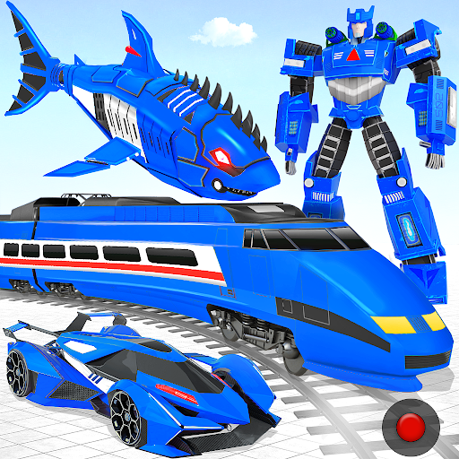 Screenshot Shark Robot Car Transform Game