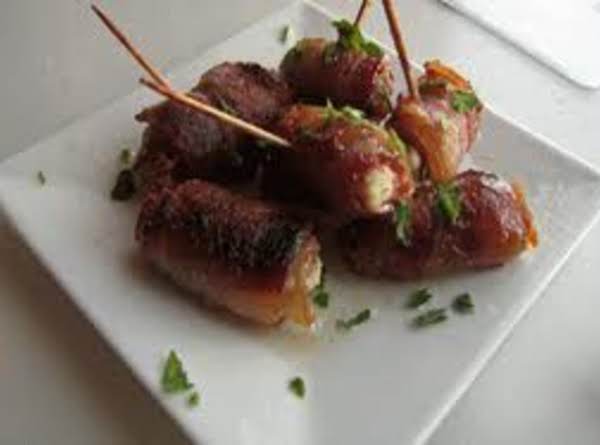 Yummy Bacon Wrapped Feta Stuffed Dates_image