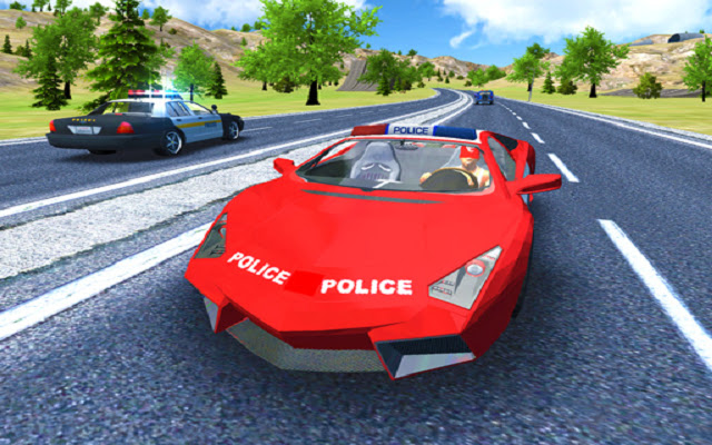 Police Car Stunt Driver chrome extension