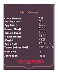 Hunger Stopee menu 3