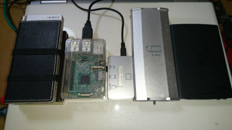 コルトプラスのラズベリーパイ・oppo ha-2・KORG・ハイレゾオーディオ・ifi iUSB powerに関するカスタム事例の投稿画像1枚目