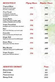 Fly Fine Dine menu 1