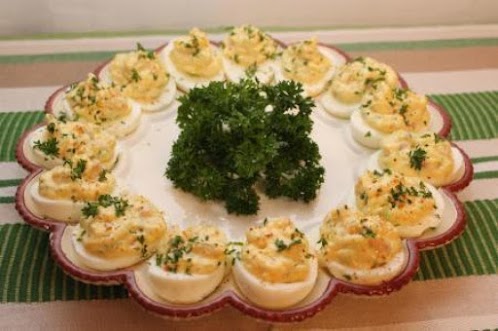 Shrimp Deviled Eggs