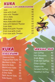 Cafe Creme menu 1