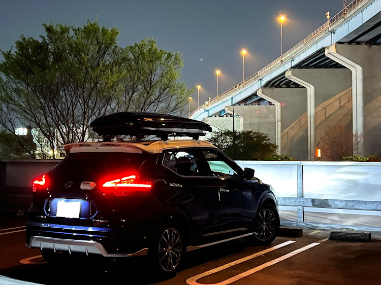 キックスのe-POWER・豆柴の居る暮らし・PickUpチャレンジ・愛車の横顔に関するカスタム事例の投稿画像2枚目