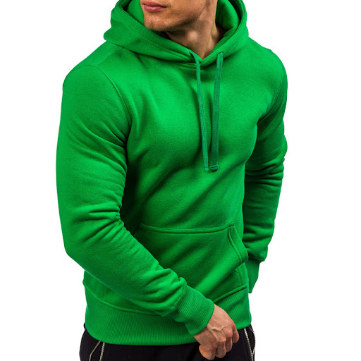 Title 13, Mens Solid Color Pullover Hooded Sweater Casua...