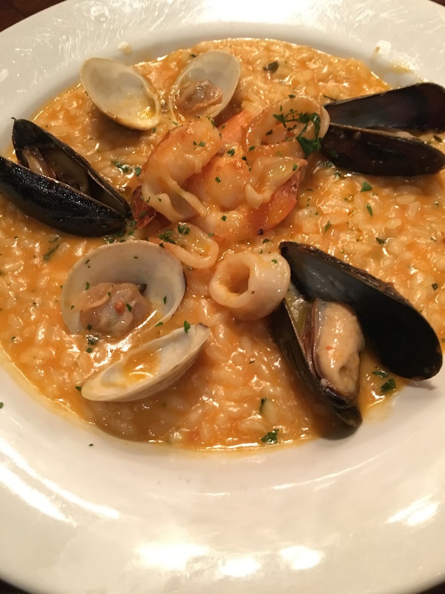 Seafood risotto