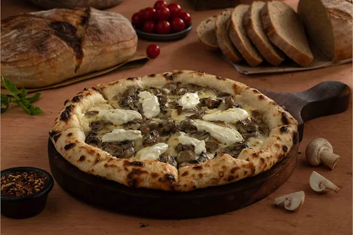 Sourdough Mushroom With Truffle Oil Pizza