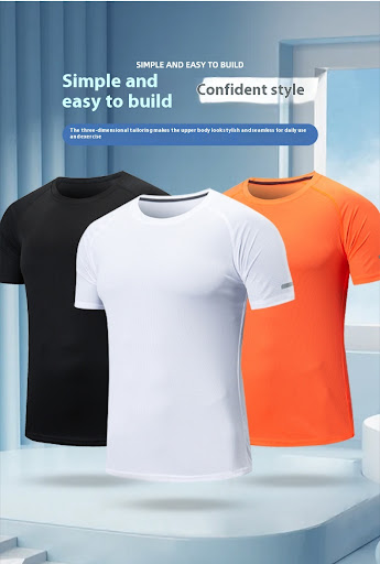 Title 5, Mens Fashion Casual Exercise Quick-drying T-sh...
