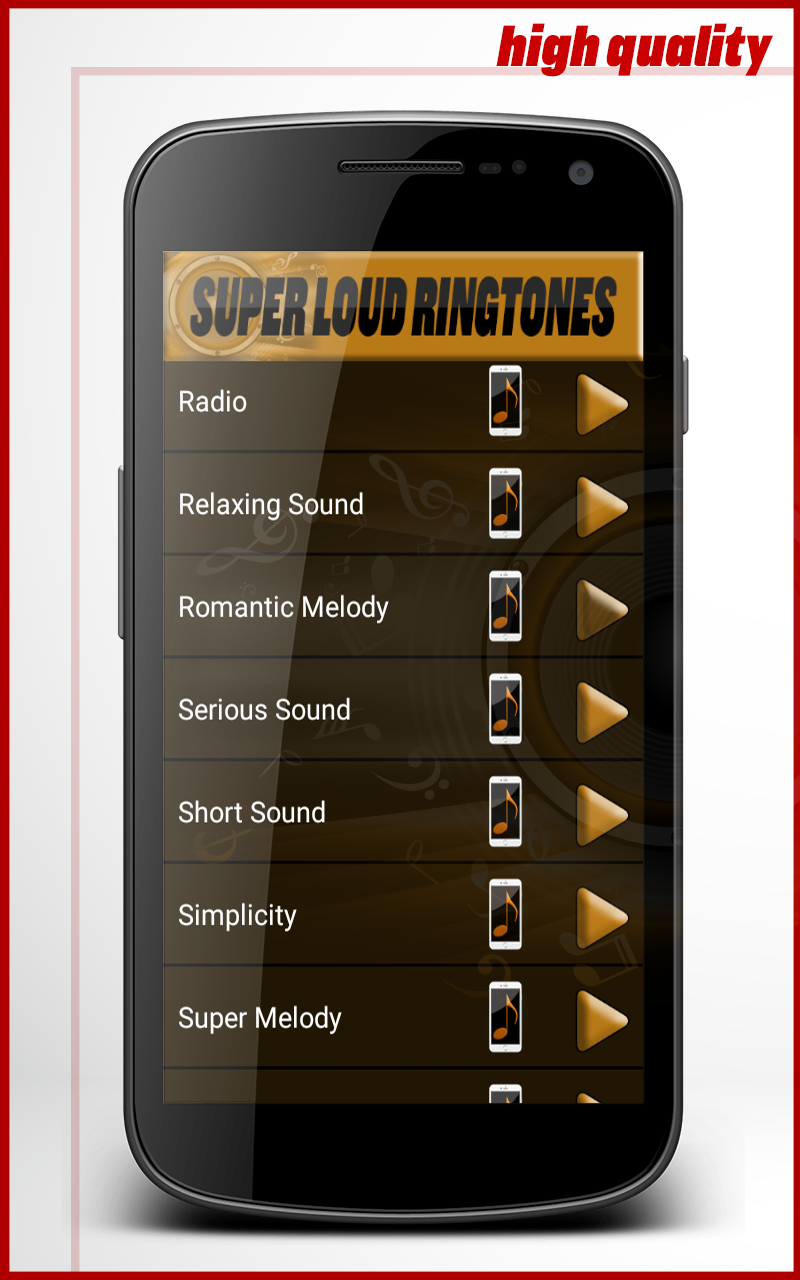 Super Loud Ringtones. Громко нарезка телефон