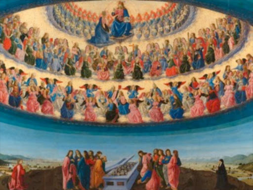 Assumption of the Virgin, F Botticini, 1475, National Gallery, London