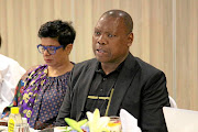 Tahira Mather with former health minister Zweli Mkhize. File photo