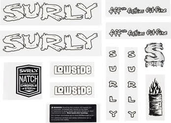 Surly Lowside Decal Set alternate image 0