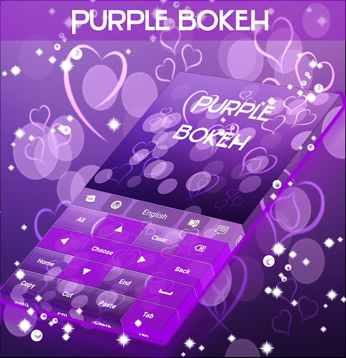 免費下載個人化APP|紫色背景虚化的键盘心 app開箱文|APP開箱王