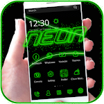 Cover Image of 下载 Neon light Theme Green Tech 1.1.1 APK