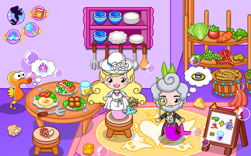 Screenshot Mermaid Princess Town Design