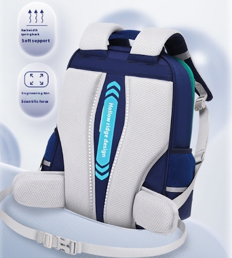 Title 1, Childrens Spine Protector Backpack, Water-Repe...