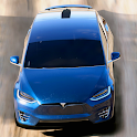 Electric Cars Racing Tesla X