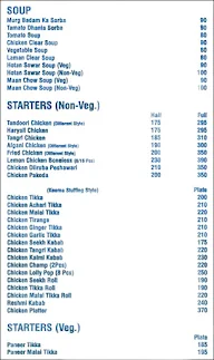 Dilli's Chawla Chik Inn menu 1