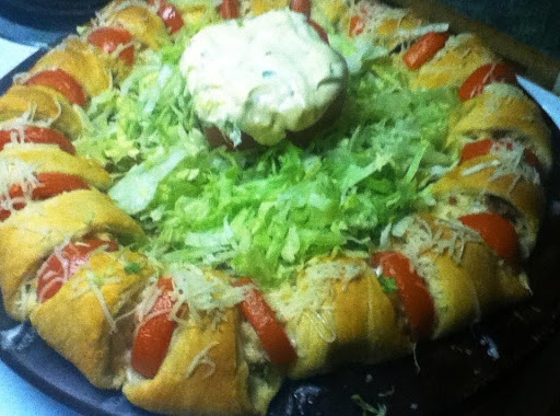 Chicken Club Brunch Ring