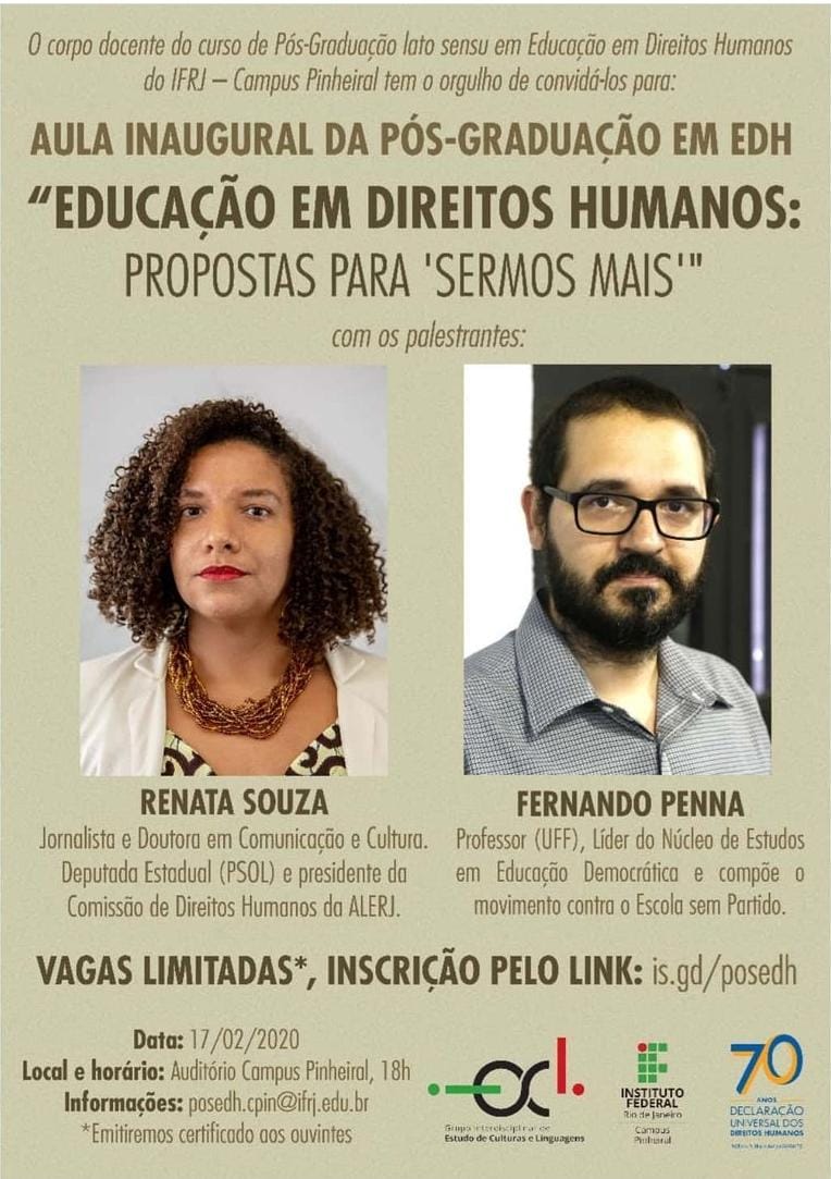 Cursos técnicos e de pós-graduação no IFRJ de São João de Meriti 