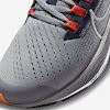 air zoom pegasus 38 particle gray / midnight navy / orange / white