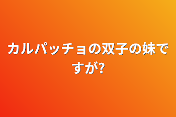 カルパッチョの双子の妹ですが?