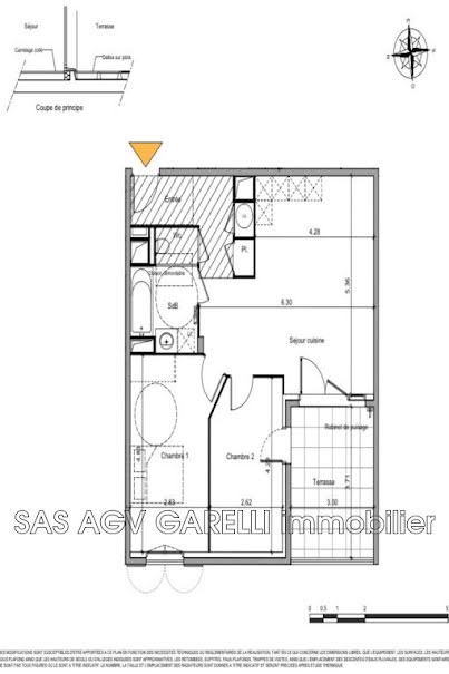 Vente appartement 3 pièces 65.32 m² à La Crau (83260), 317 000 €