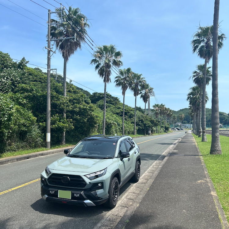RAV4の７月もよろしくお願いいたします・熱中症に気をつけて!!・好きにまみれろ・ガマフォルニア・梅雨の晴れ間に関するカスタム事例の投稿画像1枚目