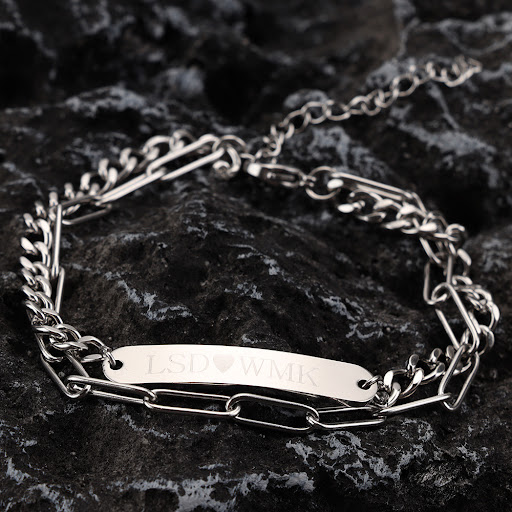 Title 5, DIY Lettering Stainless Steel Simple Titanium S...