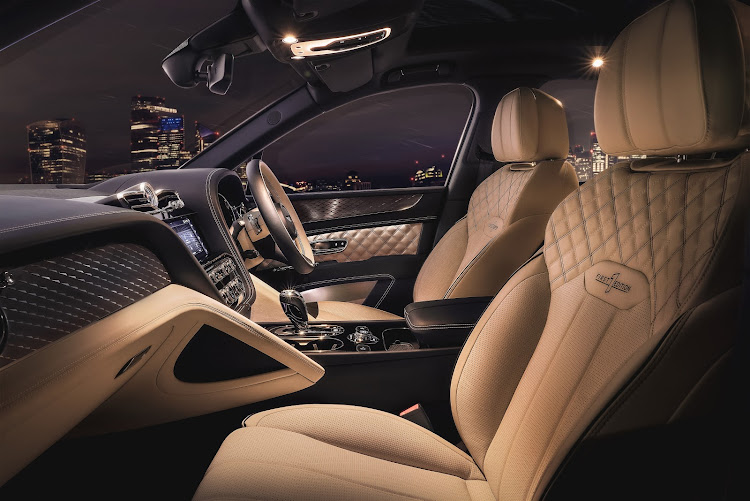 The Bentayga’s handcrafted cabin has been reimagined with new seats and new interior trim choices.