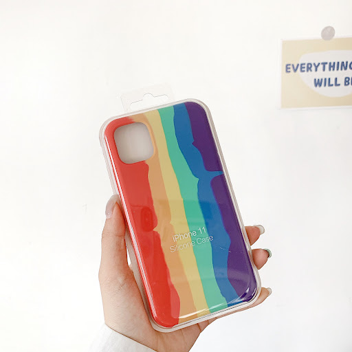 Title 8, Creative Rainbow Liquid Silicone Phone Case Pro...