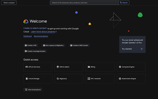 GCP Dark Theme