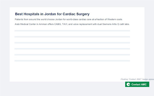 AMC Medical Tourism Helper — Arab Medical Center screenshot 2