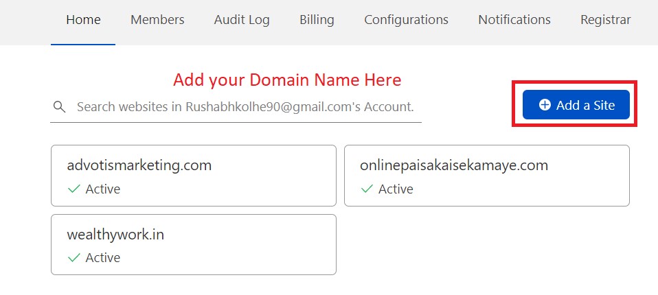 Add your domain in cloudflare and get free ssl certificate