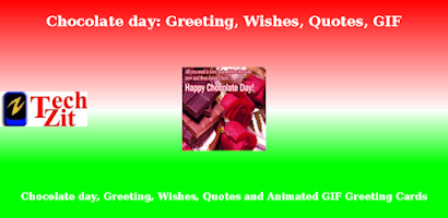 Chocolate day: Greeting, Photo Screenshot