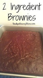 2 Ingredient Brownies was pinched from <a href="http://www.budgetsavvydiva.com/2012/09/2-ingredient-brownie-recipe/" target="_blank">www.budgetsavvydiva.com.</a>