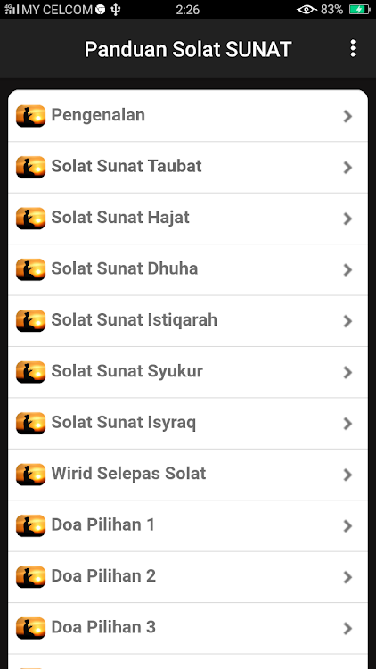 Panduan Solat Sunat - 1.0 - (Android)