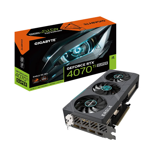 Card màn hình GIGABYTE RTX 4070 Ti SUPER EAGLE OC 16G 16GB GDDR6X (N407TSEAGLE OC-16GD)