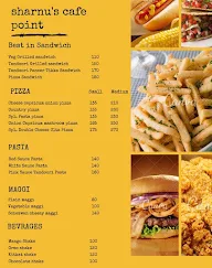 Sharnu's Cafe Point menu 1