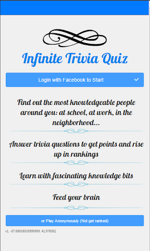 Infinite Trivia Quiz Game Lite